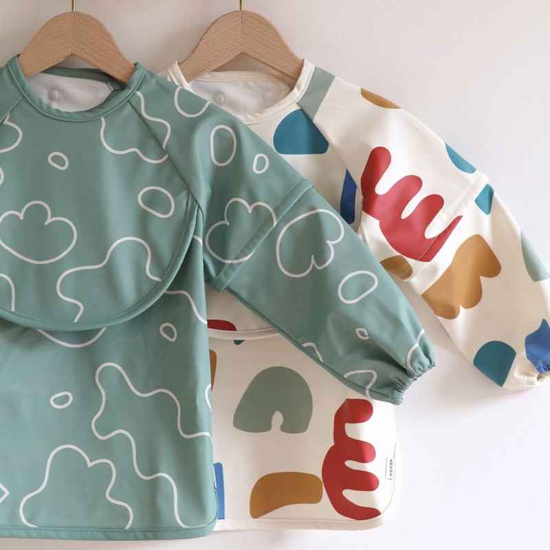 BÉABA, Baby Bib, Baby Catcher Bib, Mother Bib, Waterproof, Elastic