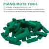 50pcs Piano Damping Felt Cover Tuner Mutes Tuning Piano Mute