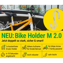 Frank Bike Holder | Bicycle Holder Load Bike for Balance Bike (Size M | Version 2.0, 2)