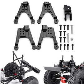 XUNJIAJIE 1 Set Aluminium RC Shock Absorber Holder, Front/Rear Shock Tower Hoops for Axial SCX10 II 90046 90047 RC Upgrades Part