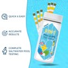 SaySummer Salt-Water Pool Test Strips Kit: 125 Counts 8-in-1 Salt