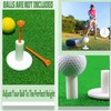 Golf Rubber Tees Driving Range Set, Durable Golf Tee Holder