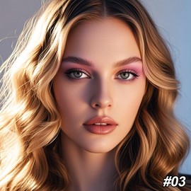 Erinde 4 Colors Eyeshadow Palette Eye Shadow Makeup, Matte Shimmer Metallic Purple Mauve Nude Neutral Eyeshadow, Long Wearing, Velvety Pigmented Blendable, Quad Eye Shadow Palette, 03