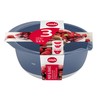 Emsa Prep&Bake 3-Piece Plastic Mixing Bowl Set, 1.4 + 2.8