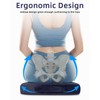 Orthopaedic Seat Cushion, Round, Coccyx Cushion Made of Memory Foam,