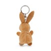 NICI Keyring Rabbit with Heart 5 cm Brown Loyal Companion