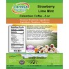 Strawberry Lime Mint Colombian Coffee (Gourmet, Naturally Flavored, Whole Coffee