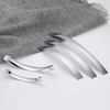 SYZOW Cabinet Arch Pull - Chrome Furniture Handle, 6 Pack