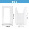 Fowecelt Plate Display Stands Clear - 6 Set Plate Stand