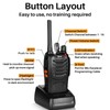 TID TD-V2 Walkie Talkies for Adults with Earpiece and 8