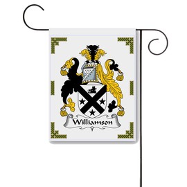 Williamson Coat of Arms/Williamson Family Crest 11 X 15 Garden Flag – Made in the U.S.A.