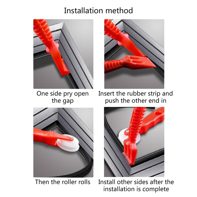 Kodbww Set of 2Convenient Screen Rolling Tool Glazing Shovel Spline