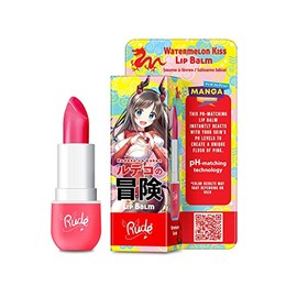 Manga Collection Lip Balm - Pineapple Kiss by Rude Cosmetics for Women - 0.123 oz Lip Balm