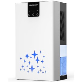 Dehumidifier, 95 OZ Water Tank Dehumidifiers for Home with Auto Shut Off, 1000 sq. ft. Dehumidifier for Bedroom Bathroom Basement Rv with 7 Color Light, Quiet Dehumidifiers with Sleep Mode