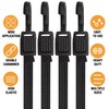 Bungee Cords, Flat Adjustable Bungee Cords with Hooks Heavy Duty
