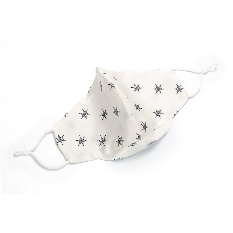 Habac Studio Pack of 2 100% Mulberry Silk Face Masks