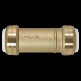 Push Fit 1 Pcs XFITTING 1" PVC Push Fit Slip Coupling, Push to Connect PVC Coupling