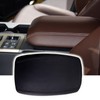 Areeyils Black Leather Center Console Armrest Cover for 2024-2025 2026