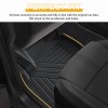 NB-AUTOS 3D TPE Floor Mats For 19-25 Silverado Sierra 1500