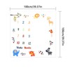 WEONE 100 x 100 cm Baby Monthly Milestone Blanket for