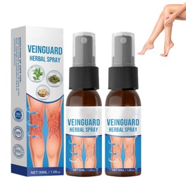 2Pcs Timilk VeinGuard Herbal Spray, Timilk Vein Guard Herbal Spray, Improves Circulation, Professional Varicose Veins for Legs Spray, Effectively Improve Leg Discomfort for All Skin Types(30ml)