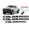 Overlay Emblem 3D Letter Side Door Rear Tailgate Badge Nameplate