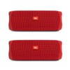 JBL Flip 5 Bundle, Red (Pack of 2)