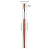 KADS Pure Kolinsky Hair Bristles Acrylic Nail Brush Oval Curled