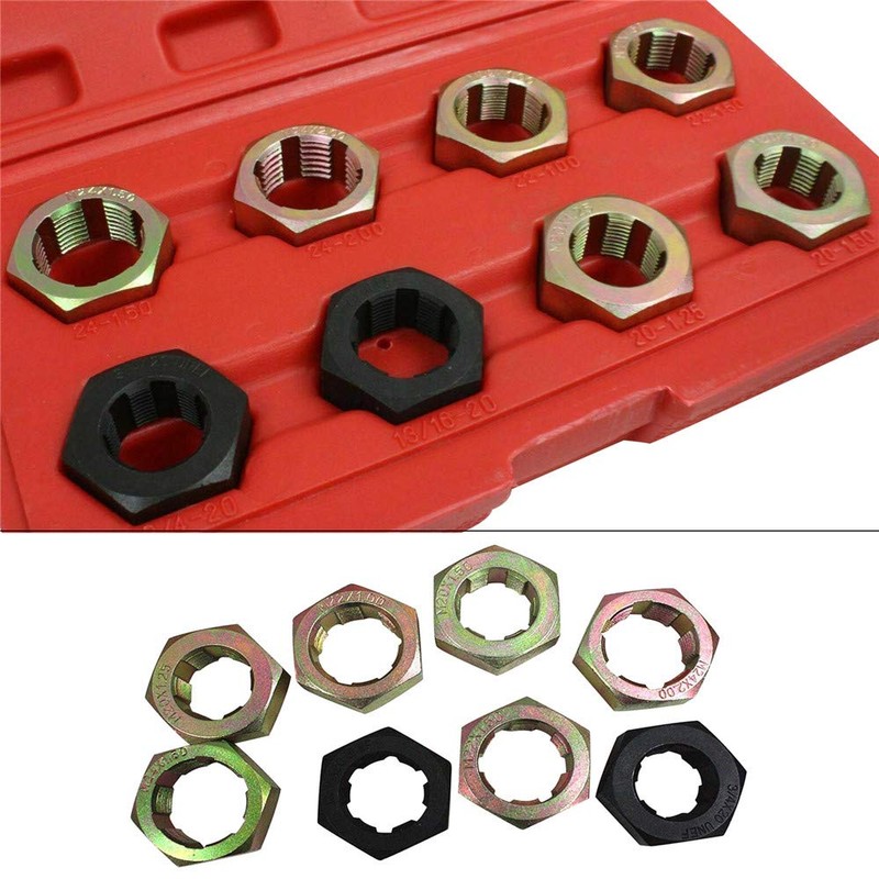 8Pcs Metric Thread Restorer Kit Thread Restorer Tap & Die