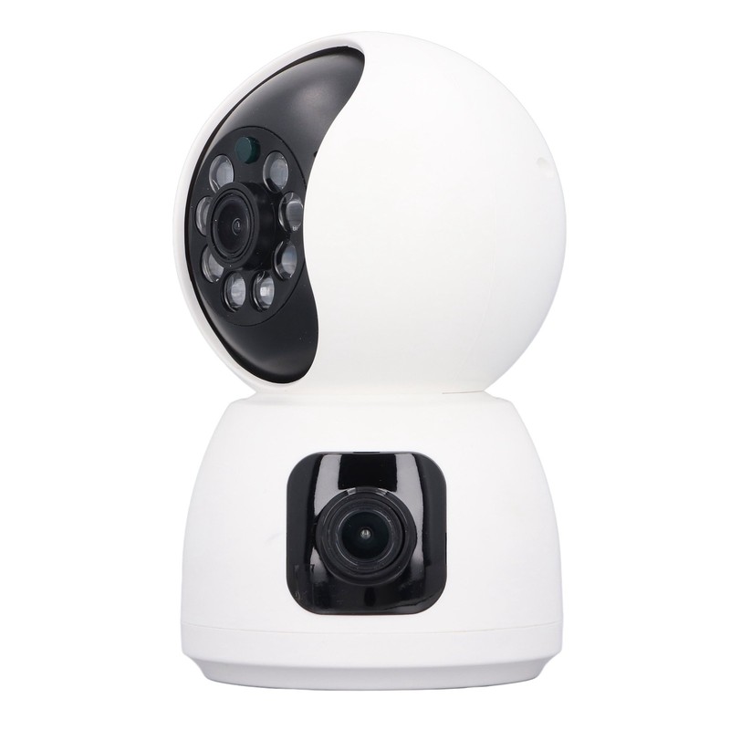 Dual Lens Security Camera Wireless 1080P 2 Way Talk Baby