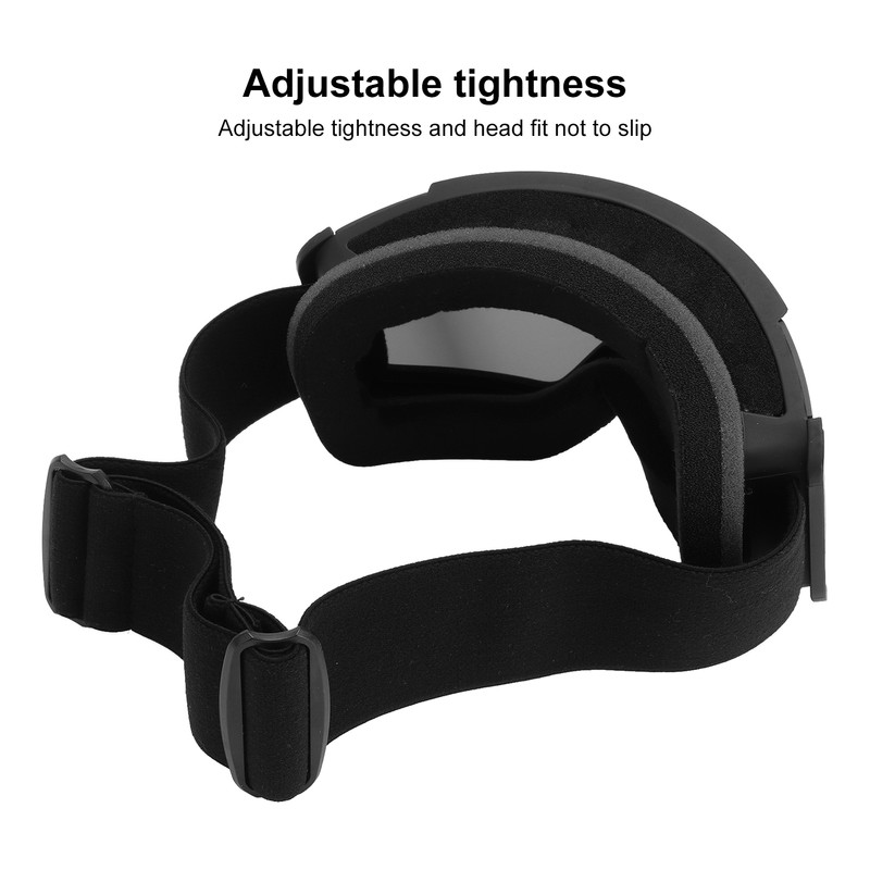 Adult Ski Goggles Double Layer Anti Fog Large Field Cylindrical