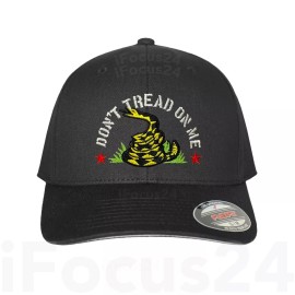 Flexfit Don't Tread On Me Military FlexFit 5001 Hat Dad's Best Gift Gadsden Flag 2A Cap - L/XL