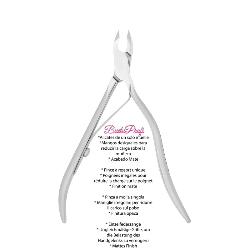 Staleks Pro Professional 4mm Spring Stainless Steel Cuticle Nipper Manual