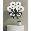 Wigag Octopus Toilet Paper Holder for Extra 8 Rolls, Funny