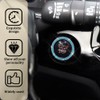 RGOAANC 2PCS Crystal Rhinestone Engine Start Stop Decoration Ring, Anti-Scratch