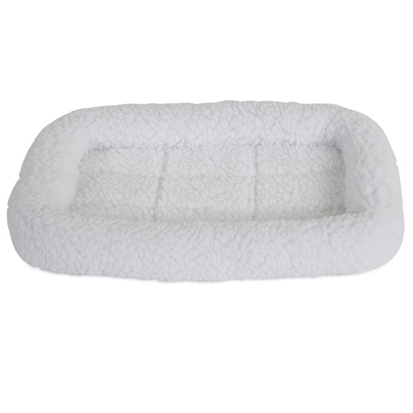 SnooZZy Sheepskin Bolster Crate Mat, for 19" Crates