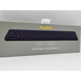Heyday Bluetooth Keyboard with Wireless Receiver & Bluetooth 5.1 - NEW - Dusk Bl