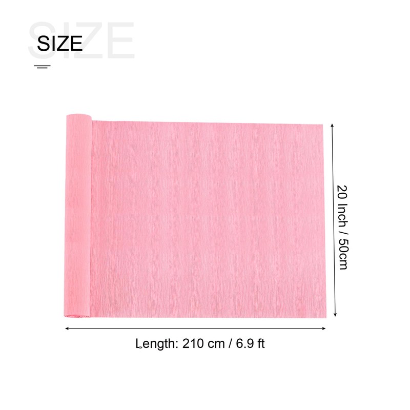 sourcing map Crepe Paper Roll 6.9ft Long 20 Inch Wide
