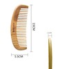 Orienex, High-quality Comb, Water Buffalo Horn, Crescent, Scalp Massaging, Anti-Static,