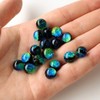 Gold Stone Keramarin Firefly Glass, 0.4 inches (10 mm), Grain