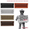 Kair Black Airbrick Grille with Surround for 204mm x 60mm