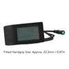 Electric Bike LCD Display Meter Waterproof 5pin Connector Bike Conversion