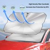 HEENVN Model Y Model 3 Windshield Sunshade Folding Front Window