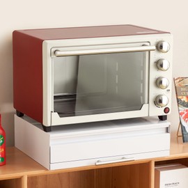 FrameFy Kitchen Countertop Organizer Appliance Stand with Pull-Out Drawers & Shelves, Carbon Steel Kitchen Organizers and Storage for Microwave Oven Coffee Maker & Small Appliances