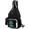 Junlion Sling Bag, Crossbody Shoulder Bag for Mens Women Multipurpose