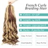 French Curl Braiding Hair, 14 Inch Curly Braiding Hair 8