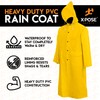 Xpose Safety Heavy Duty Yellow Rain Coat – .35mm PVC