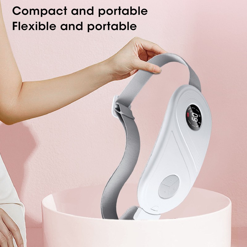 Portable Cordless Heating Belt 3 Heat Levels 3 Vibration Modes