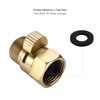 ChuangTim Brushed Nickel Water Flow Control Valve, G1/2" Shower Head