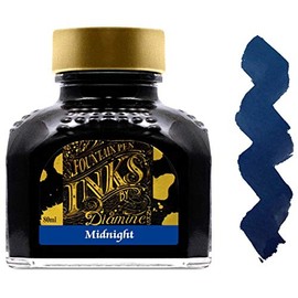 Diamine 80ml Midnight fountain pen ink